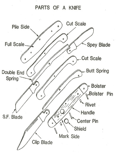 parts of a pocket knife